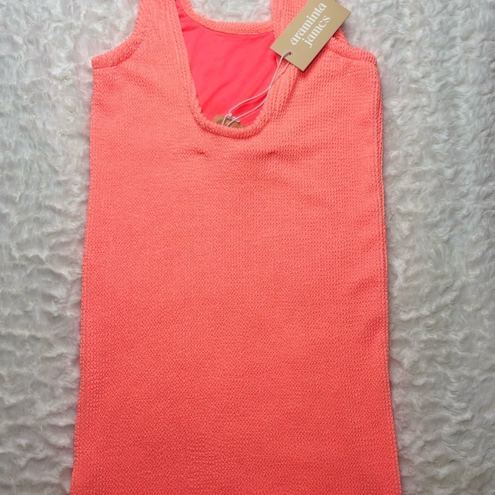 Araminta James Coral Knit Swim Coverup